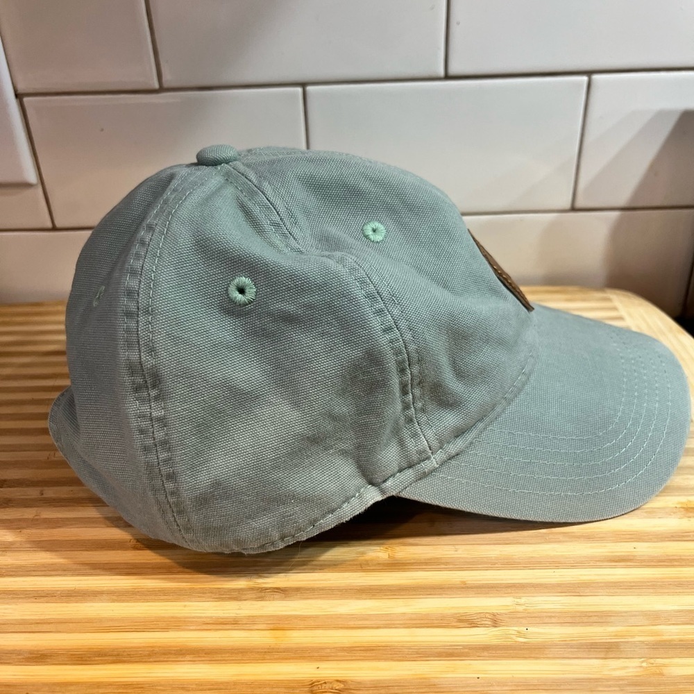 Carhartt Sage Green Cap with Logo Patch - Picture 2 of 4